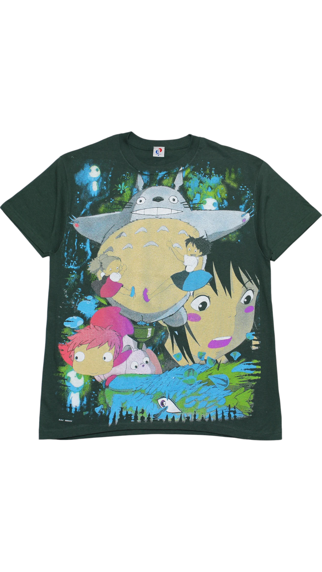 Backstock Co. Studio Ghibli Orig. Anime Green Art Tee