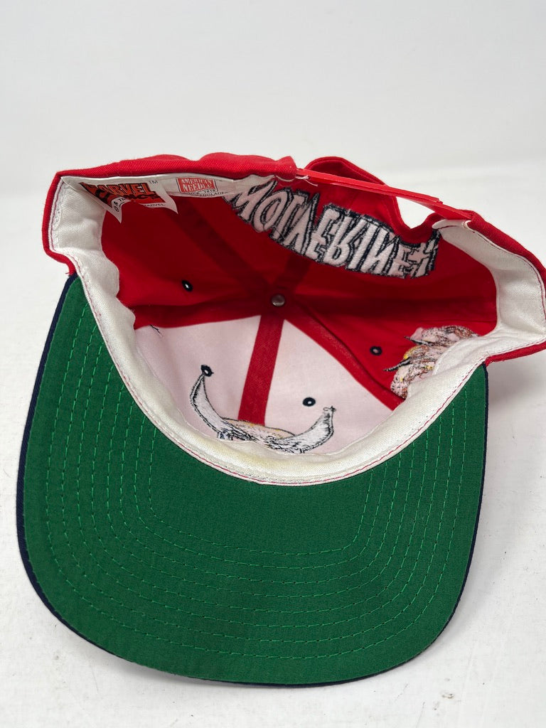 BOSTON RED SOX VINTAGE 90s #1 APPAREL MLB BASEBALL SNAPBACK HAT